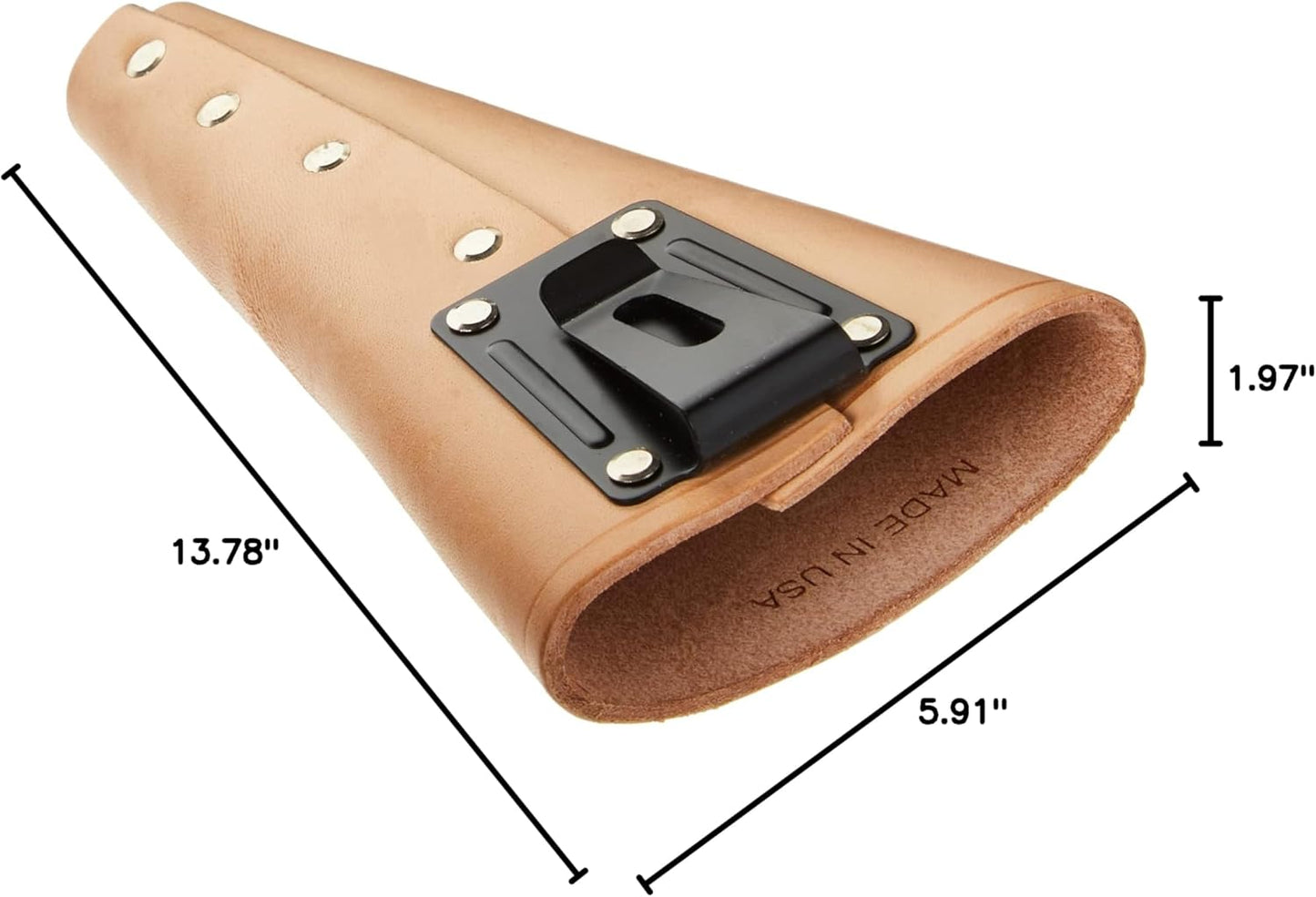 Felco F-912 Leather Scabbard Holster with Belt Clip