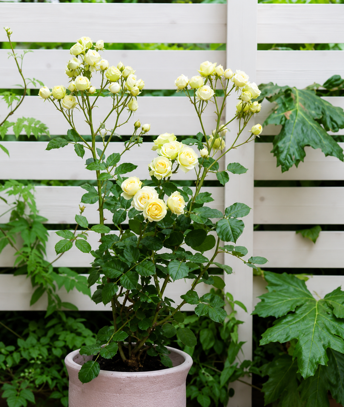 Creamy Eden 奶油龙沙 -Potted Rose – Ready to Ship