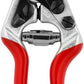 Felco Pruning Shears (F 14) - High Performance Swiss Made One-Hand Garden Pruner with Steel Blade,Red, Silver